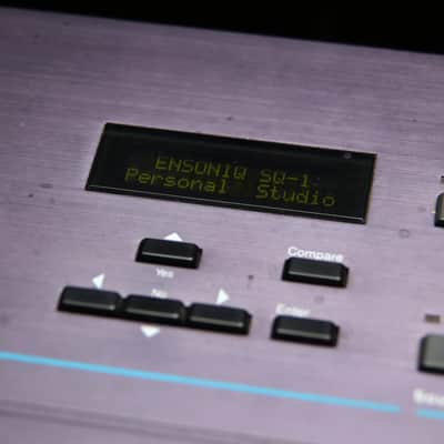 *All Original* 1990 Ensoniq SQ-1 Personal Music Studio 61-Key Synth/Workstation SQ1 | Synthesis Drums Sequencer Effects | Inc. Footswitch, Manual and Power Cable | SQ 1 Serial SQ-14869 image 9