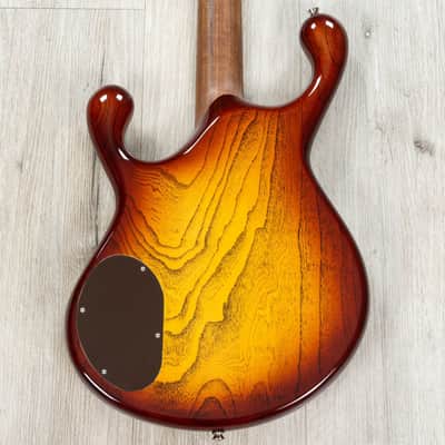 Fibenare Erotic Dalmat Guitar, Ebony Fretboard, 5A Poplar Burl Top, Anniversary Cherry Burst image 7