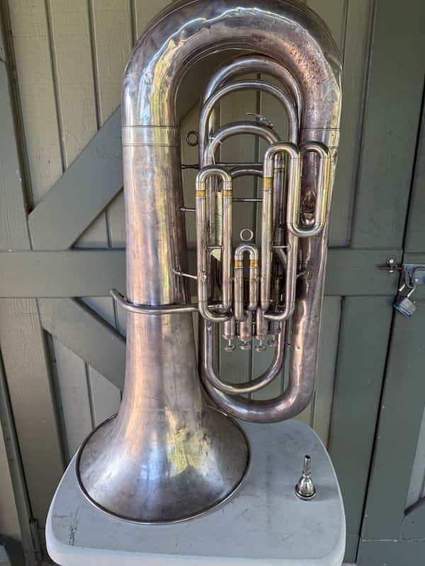 Yamaha YBB-321WC Intermediate BBb 4Valve Tuba 2010s - Lacquered Brass image 1