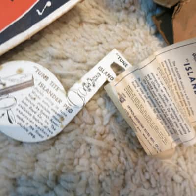Vintage 1950s Maccaferri Islander Uke Ukulele Near Mint NOS Cord Master Box Manuals image 11