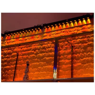 (6) American DJ ADJ UBL12H IP20 LED RGBAL DMX Wash Strip Light Bars+Haze Machine image 3