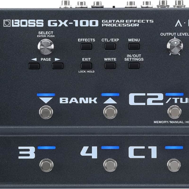 Photos - Effects Pedal BOSS 0  GX-100 Black 
