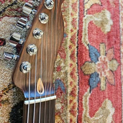 Custom Built Telecaster- Lindy Fralin, solid Rosewood neck, 2000's - Natural image 7