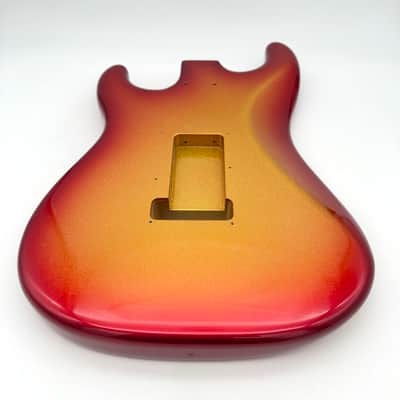 Warmoth Stratocaster Body Alder Sparkle Burst bb545 image 8