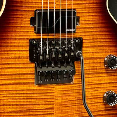 Dean - USA - Custom Floyd Rose Cadillac - Flame Maple Tiger Eye - Fishman Fluence Modern Black Pickups - Floyd Rose Tremolo - Black Hardware - OHSC - Call for Best Price !!! image 6