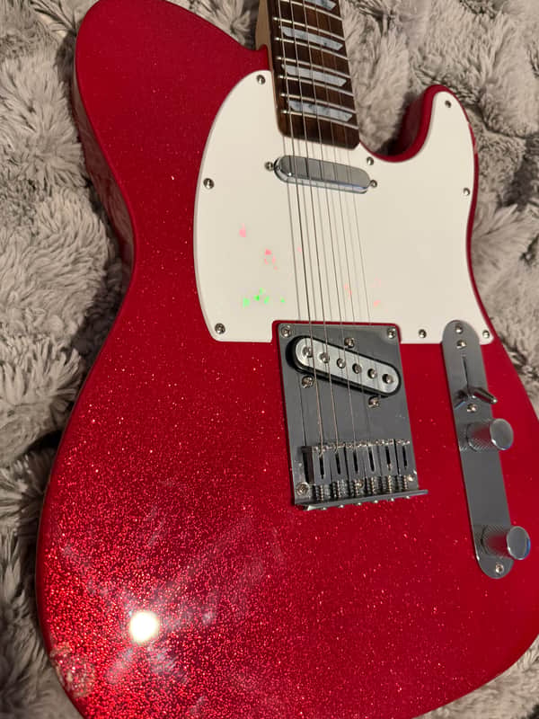 Squier FSR Bullet Telecaster with Laurel Fretboard 2018 - 2019 - Red Sparkle image 1