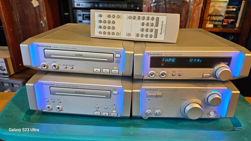 Technics mini stereo system Se hd 505 1990s - Silver | Reverb