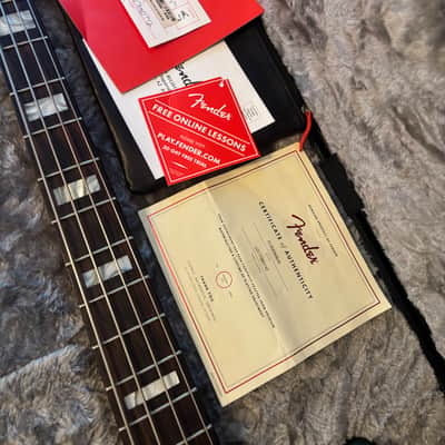 Fender Adam Clayton Artist Series Signature Jazz Bass 2017 Sherwood Green Metallic image 5