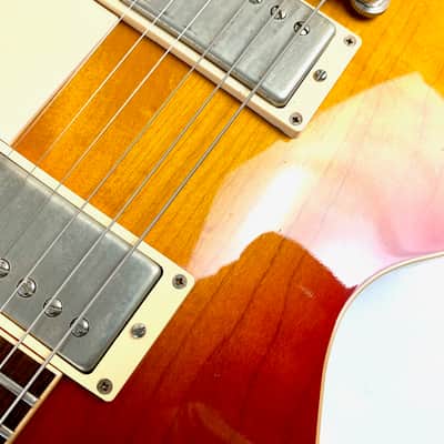 Gibson Les Paul Standard Reissue 1958 Custom Shop 2010 Washed Cherry Burst VOS image 15