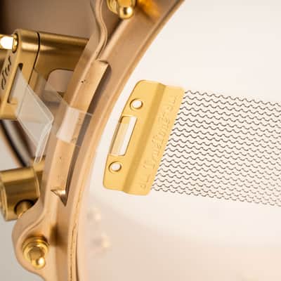 DW DRVZ0714STZ Limited MFG Snare Drum True Cast Bronze and Hardware 14x7" image 7