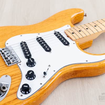 1979 Fender Stratocaster Hardtail Vintage Guitar Natural w/ Case, Featherweight image 6