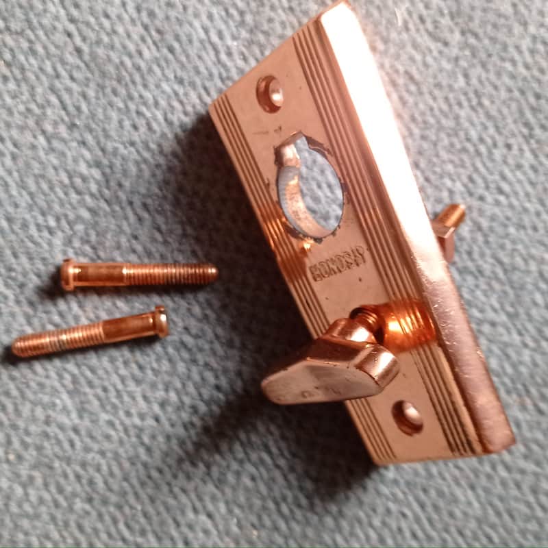 80s-90s Sonor Hilite Exclusive Tom mount plate Copper ( Gold)