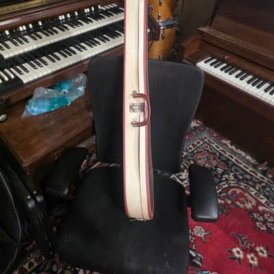 Unbranded Silvertone Harmony Kay Style Chipboard Guitar or Short Scale Bass Case 1960s image 5