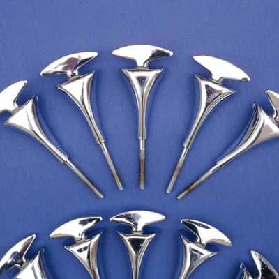 Sonor Teardrop T-rods Tension Rods Claws Clawhooks Bass Drum Lot of 10 Vintage image 3