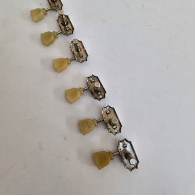 Kluson set of 6 (3+3) no line single ring tuners - 1953 - to mid 1956 image 1