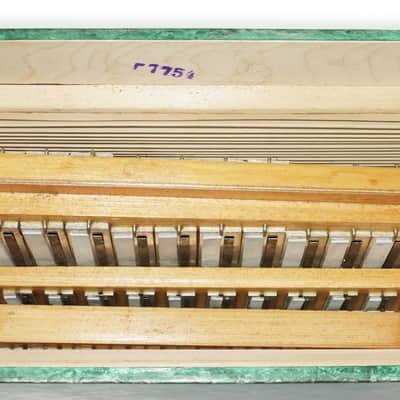 Russian Bayan Tulskiy, 3 Row Tula Chromatic Button Accordion, Vintage Music Box B System, New Straps and Soft Case, 2732 image 11