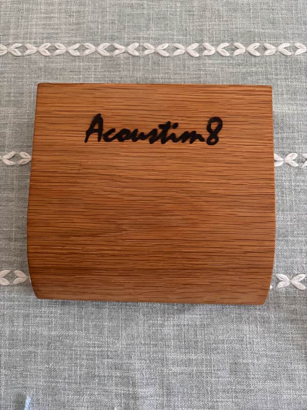 Acoustim8 Series 100 Natural Oak Stomp Box image 1