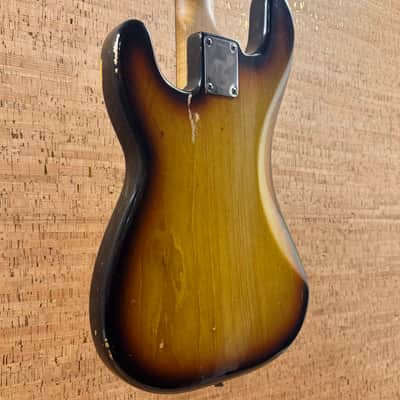 Fender Precision Bass Gold Guard 1959 - Sunburst Ash Body Lightweight image 9