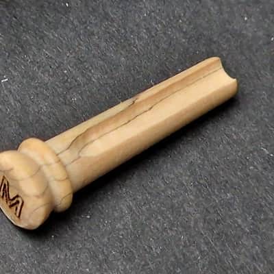 6 CHEVILLES guitare épingle - Bois buis lettres évidées - MARTIN - CUSTOM image 6