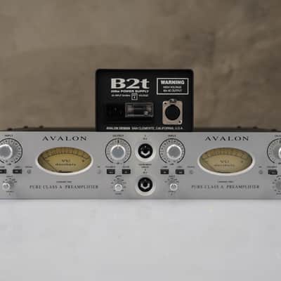 Avalon AD 2022 Dual Preamplifier w/ Power Supply w/ Mogami Gold Cables #58642 image 14