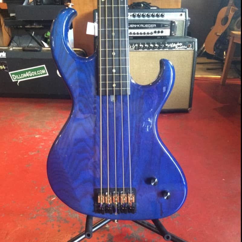 Rick Turner Electroline Five String Deep Blue image 1