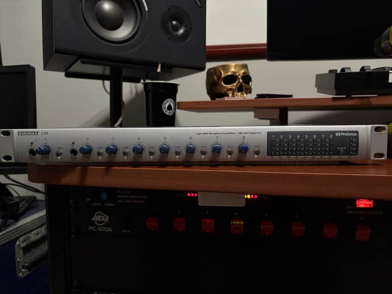 PreSonus DigiMax D8 8-Channel Mic Preamp with Digital Output | Reverb