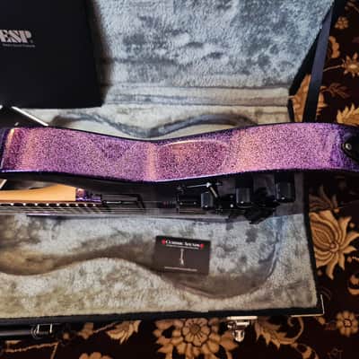 ESP Custom Shop KH-2 Kirk Hammett Signature 2018 - Purple Sparkle ☆VIDEO☆ image 10