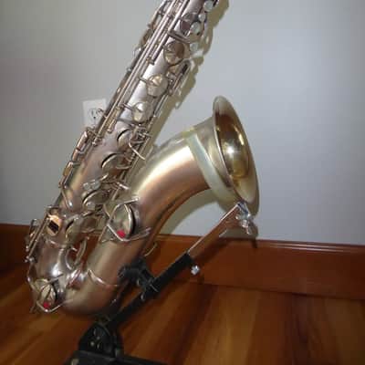 King TENOR SAXOPHONE 1924 - SILVER SATIN image 3