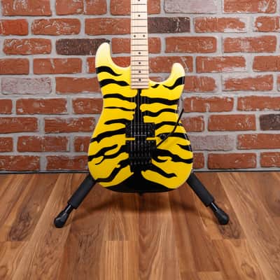 ESP Signature Series George Lynch M-1 Tiger Yellow Bengal Tiger Graphic 2023 w/OHSC image 4