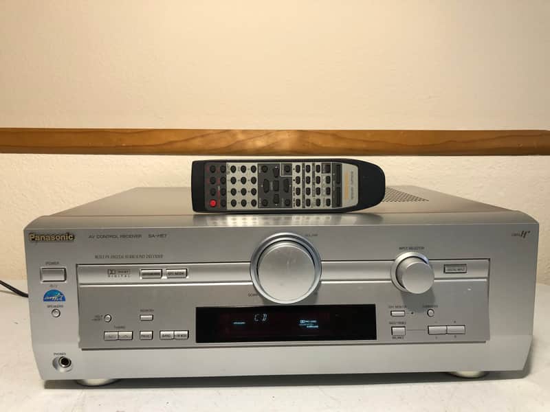 Panasonic SA-HE7 Receiver HiFi Stereo 5.1 Channel Home Audio Vintage AM/FM Dolby image 1