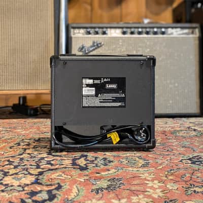 Laney LX15B 15-Watt 2x5" Bass Combo Practice Amp 2010s - Black image 2