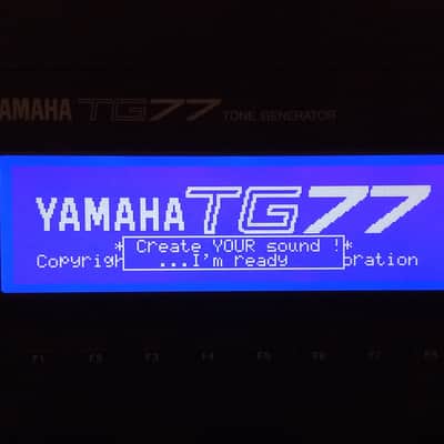 New blue display for Yamaha Tg77