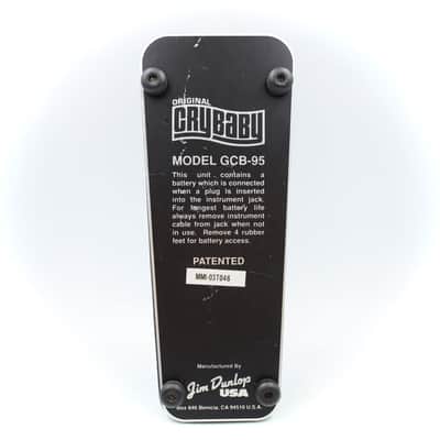 Jim Dunlop GCB-95 Cry Baby Wah Guitar Effect Pedal MMI-03T046 image 3