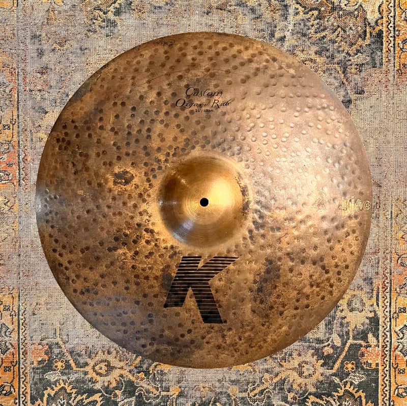 Zildjian K CUSTOM ORGANIC Ride 21” VERY THIN DRY 2340 g RAW TOP & BRILLIANT UNDERSIDE! Why Pay $540? image 1