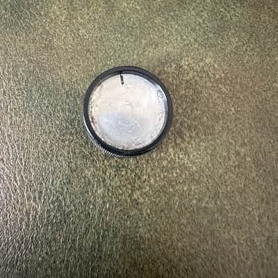 Vintage Silvertone Danelectro Gibson Airline Knob 1960s - Black and Chrome image 4