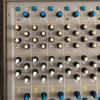 vintage Seck Model 242 mk2, 1980s, British Analogue Mixer 24 channels image 10