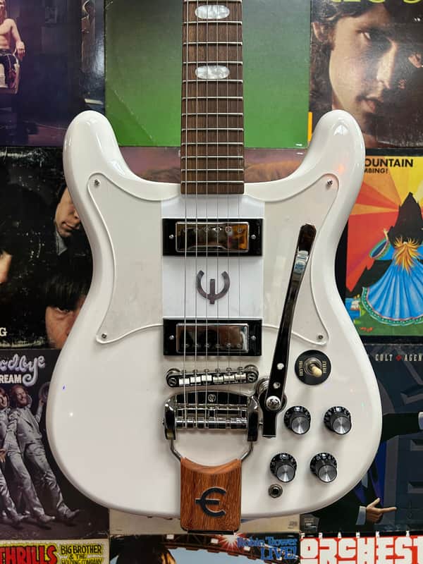 Epiphone Crestwood Custom (Tremotone) Electric Guitar - Polaris White image 1