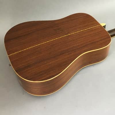 Vintage MIJ Canyon T40 Dreadnought Acoustic Guitar 1970s Natural Solid Spruce Top Martin D40 Style Axe image 5