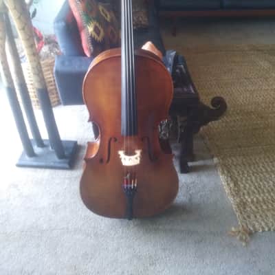 4/4 cello Frank denti 2002 Maple brown image 1