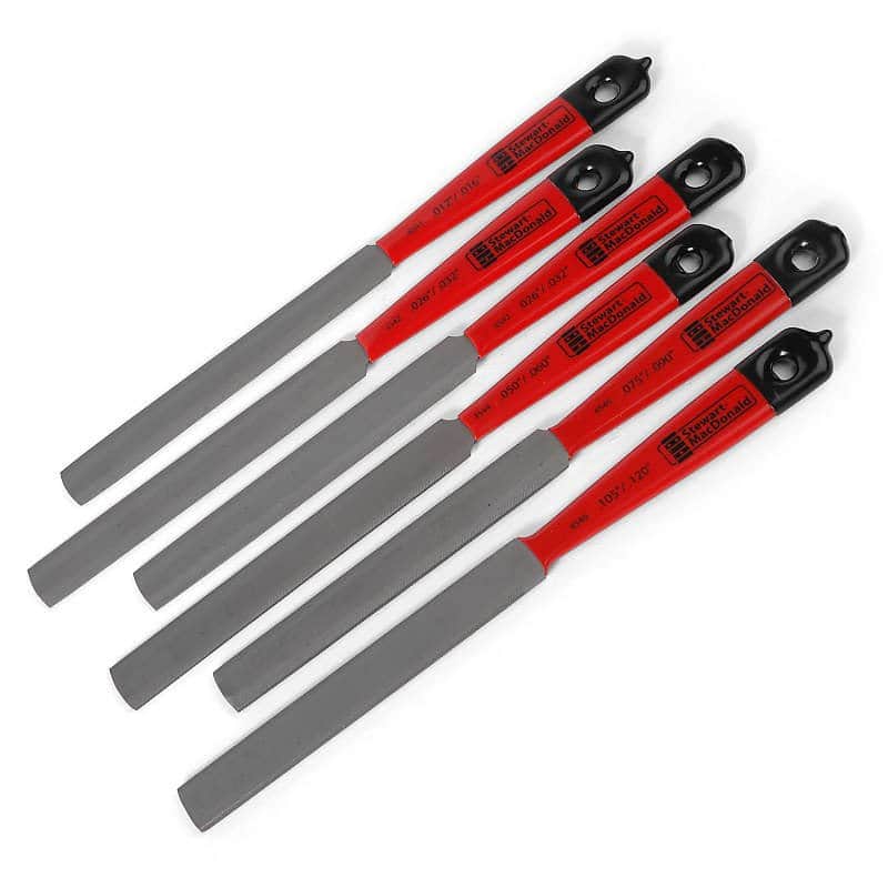 StewMac Double-edge Nut Files, Set of 6 image 1