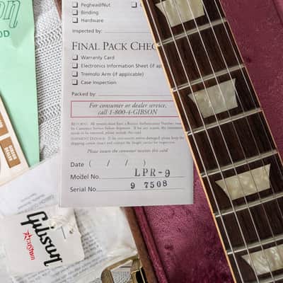 Gibson Les Paul Custom Shop R9 Darkburst 2007 - Darkburst image 8