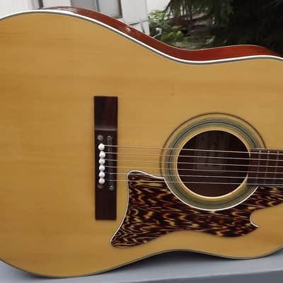Vintage 1960's Made In Japan Kingston V-2 Acoustic Guitar W/OSC image 2