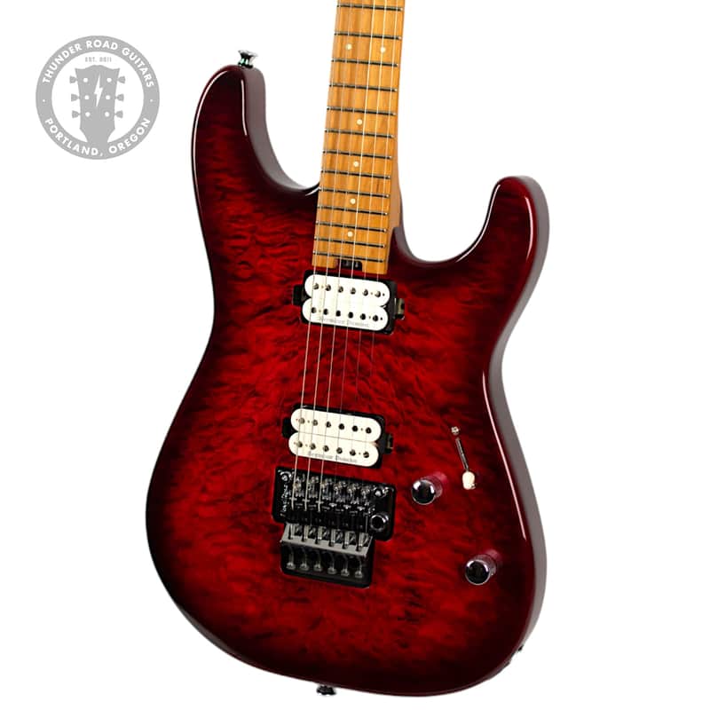 New Charvel Pro-Mod Plus San Dimas Style 1 HH Floyd Rose SD1Q Sangria Burst #MC25000602 image 1