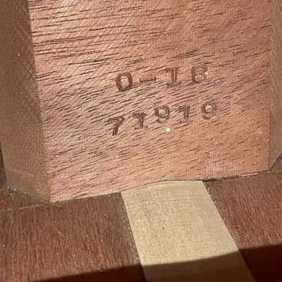 1939 Martin 0-18 Natural Pre-War Acoustic Guitar w/ Superior Hard Case #55757 image 23