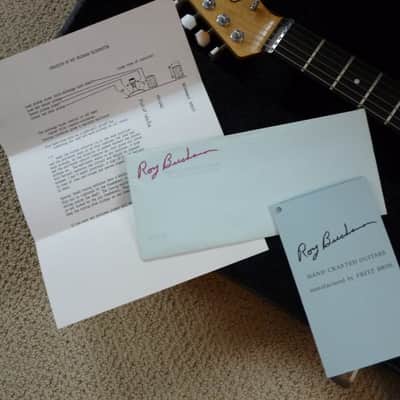 1989 Fritz Brothers Roy Buchanan Bluesmaster 1989 EXC w/Tags! image 3