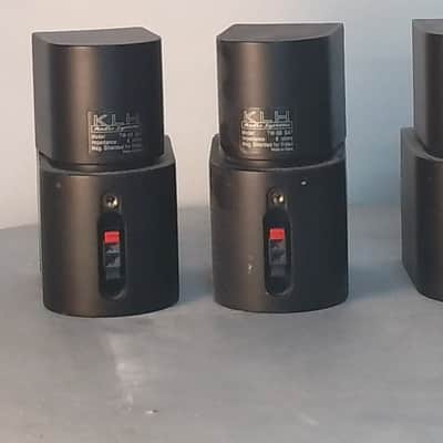 KLH TW-08 SAT Satellite Speakers 6 Piece Set 8 Ohm Magnetically Shielded image 3