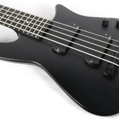 NS Design NXT5a Radius Black Satin Electric Bass Guitar w/ Gig Bag & Accessories image 7