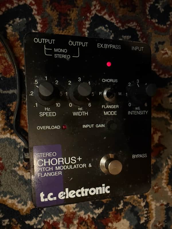 TC Electronic Stereo Chorus + Pitch Modulator & Flanger 1991 - 2016 - Black image 1