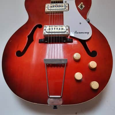 Harmony H54 Rocket II - 1960s - Red Burst image 8
