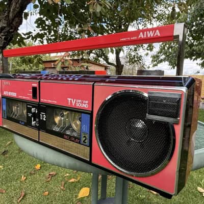 AIWA CS-W66U Rare Vintage Cassette Deck Boombox Retro Japan Serviced Warranty image 15
